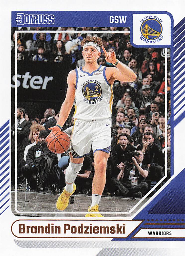 2024-25 Donruss Basketball Brandin Podziemski #22