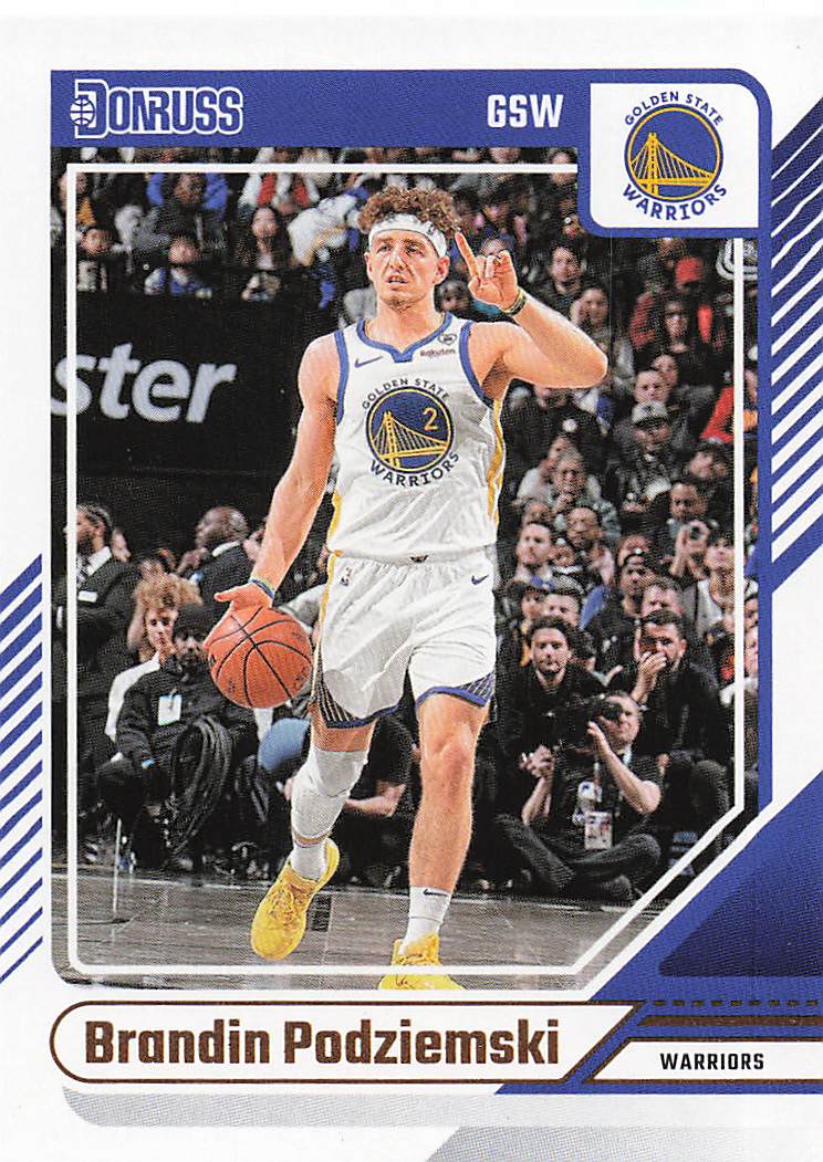 2024-25 Donruss Basketball Brandin Podziemski #22