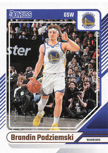 2024-25 Donruss Basketball Brandin Podziemski #22