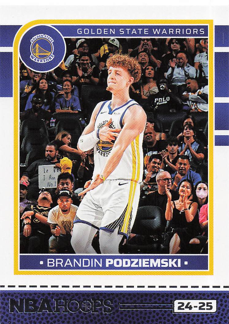 2024-25 Hoops Basketball Brandin Podziemski #70