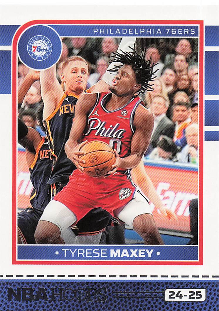 2024-25 Hoops Basketball Tyrese Maxey #84