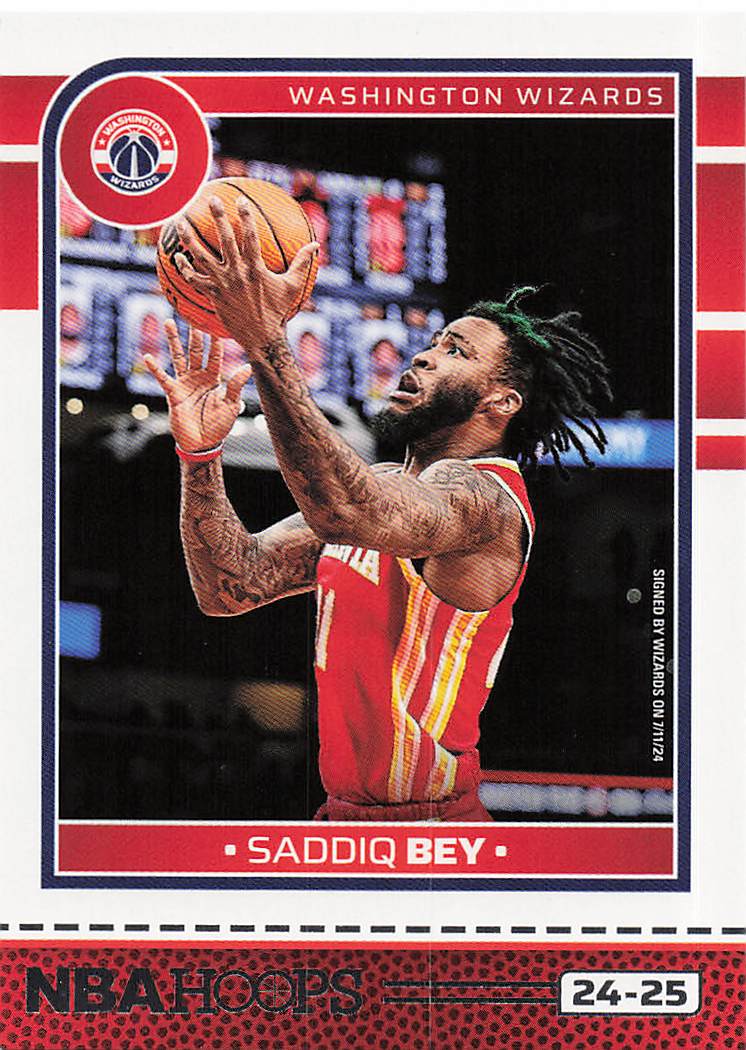 2024-25 Hoops Basketball Saddiq Bey #54