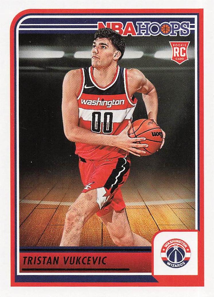 2023-24 Hoops Basketball Tristan Vukcevic #254 RC