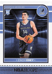 2024-25 Hoops Basketball Zach Edey #239 RC