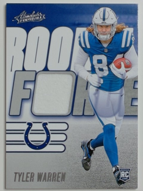 2025 Panini Absolute Football Rookie Force Tyler Warren #RF-TWN