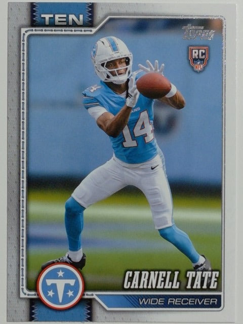 2026 Topps Flagship Football Carnell Tate #318 RC