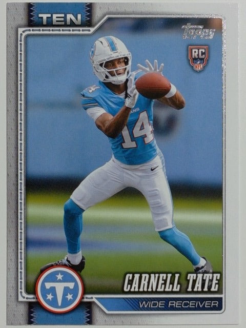 2026 Topps Flagship Football Carnell Tate #318 RC