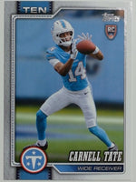 2026 Topps Flagship Football Carnell Tate #318 RC