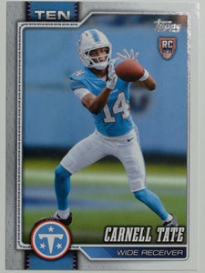 2026 Topps Flagship Football Carnell Tate #318 RC