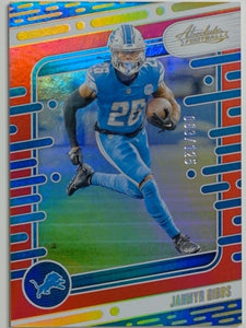 2024 Panini Absolute Football Red Spectrum 063/125 Jahmyr Gibbs #36
