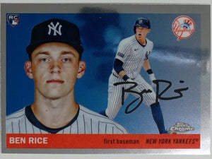 2025 Topps Chrome Platinum Baseball Ben Rice #311 RC