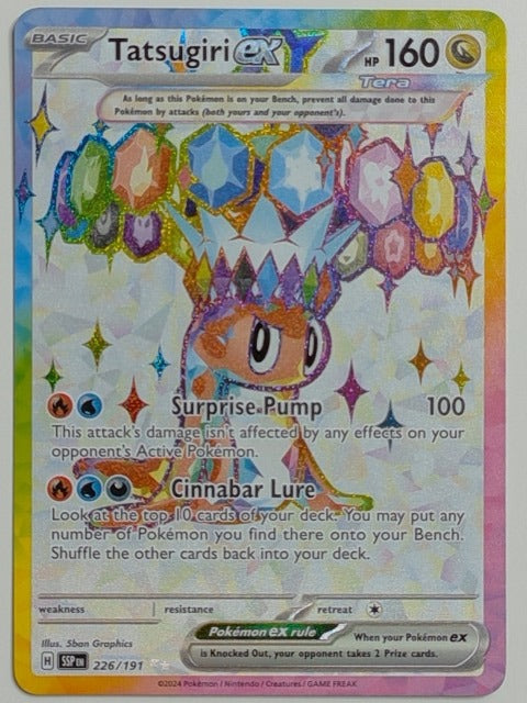 SV08: Surging Sparks Tatsugiri ex #226/191 Pokemon