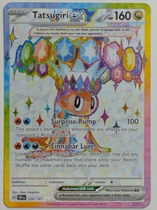 SV08: Surging Sparks Tatsugiri ex #226/191 Pokemon