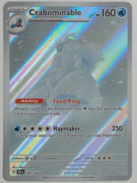 SV07: Stellar Crown Crabominable #149/142 Pokemon