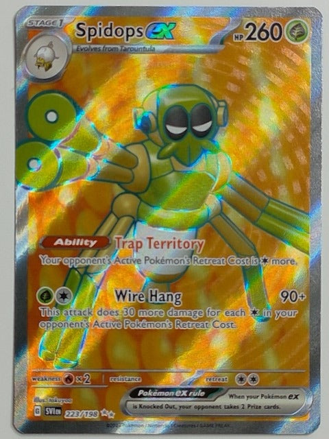 SV01: Scarlet & Violet Base Set Spidops ex #223/198 Pokemon
