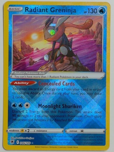 World Championship Decks Radiant Greninja #046/189 Pokemon