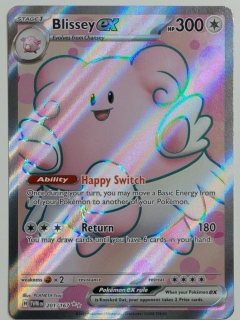 SV06: Twilight Masquerade Blissey ex #201/167 Pokemon