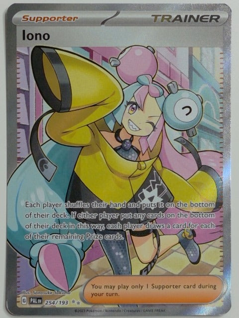 SV02: Paldea Evolved Iono #254/193 Pokemon