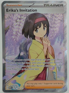 SV: Scarlet & Violet 151 Erika's Invitation #196/165 Pokemon