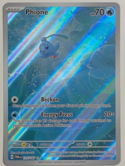 SV06: Twilight Masquerade Phione #175/167 Pokemon