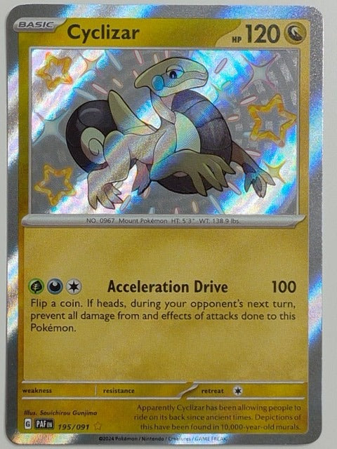 SV: Paldean Fates Cyclizar #195/091 Pokemon
