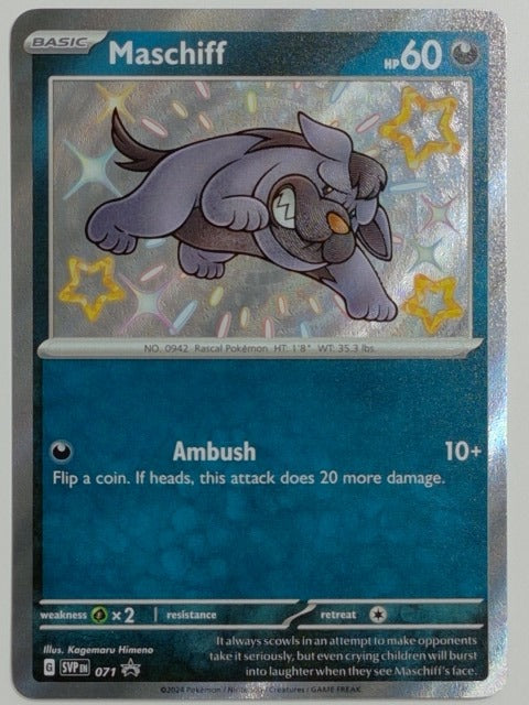 SV: Scarlet & Violet Promo Cards Maschiff #071 Pokemon
