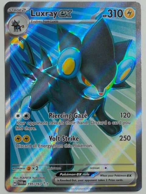 SV06: Twilight Masquerade Luxray ex #195/167 Pokemon