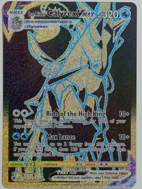 SWSH10: Astral Radiance Trainer Gallery Ice Rider Calyrex VMAX (Secret) #TG29/TG30 Pokemon