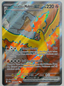 Miscellaneous Cards & Products Team Rocket's Moltres ex #208/182 Pokemon
