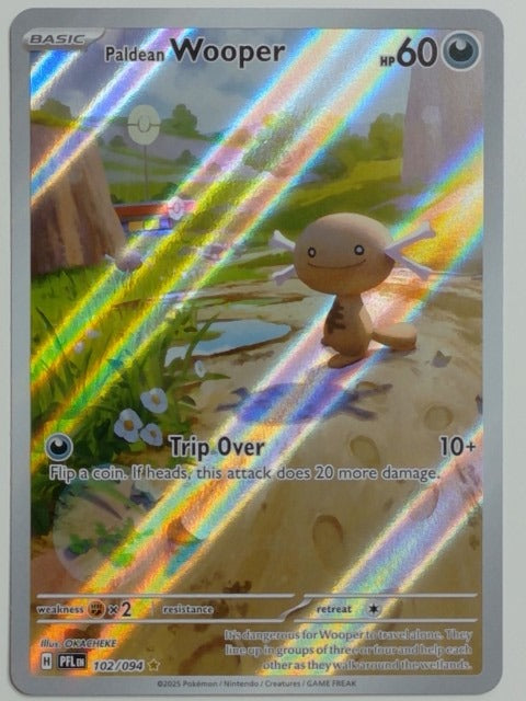 ME02: Phantasmal Flames Paldean Wooper #102/094 Pokemon