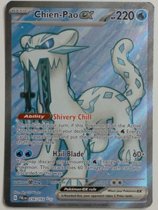 SV02: Paldea Evolved Chien-Pao ex #236/193 Pokemon
