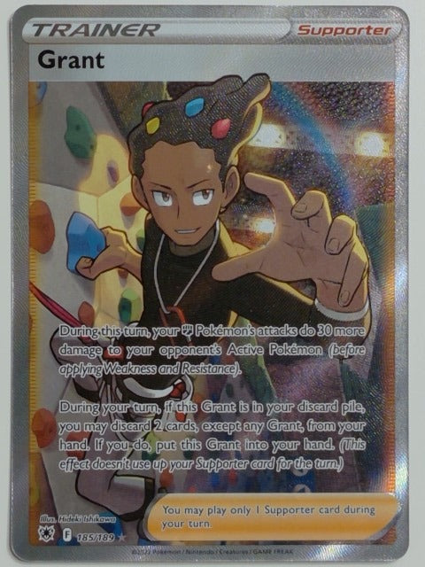 SWSH10: Astral Radiance Grant (Full Art) #185/189 Pokemon
