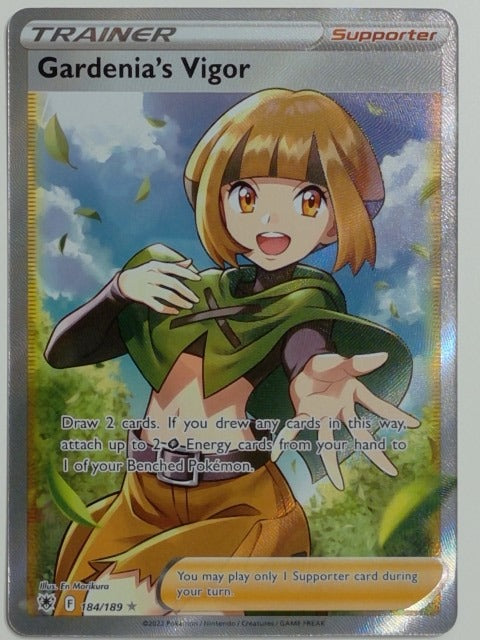 SWSH10: Astral Radiance Gardenia's Vigor (Full Art) #184/189 Pokemon