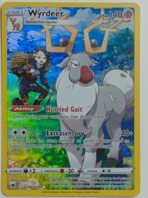 SWSH10: Astral Radiance Trainer Gallery Wyrdeer #TG06/TG30 Pokemon