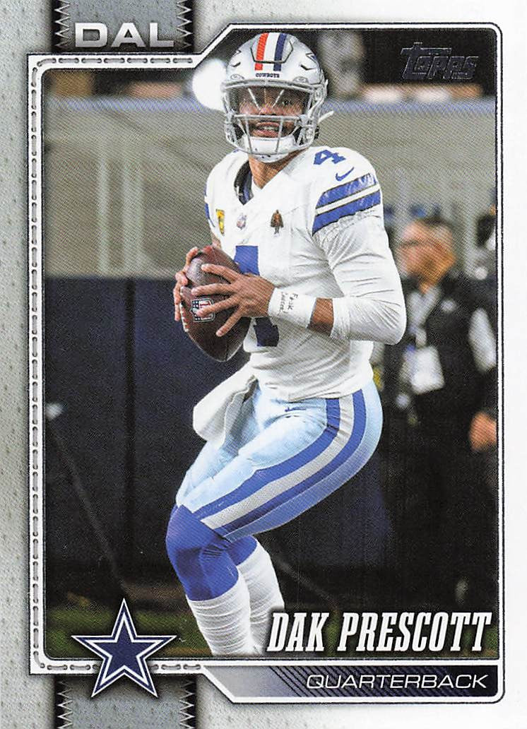 2026 Topps Flagship Football Dak Prescott #53