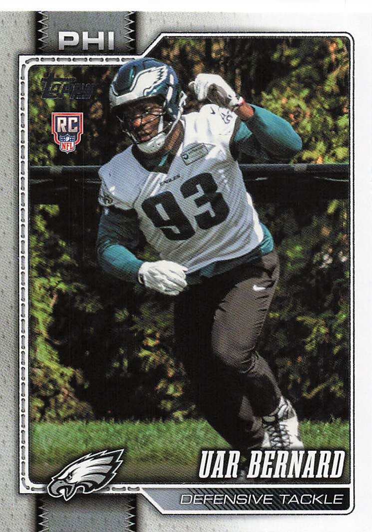2026 Topps Flagship Football Uar Bernard #400 RC