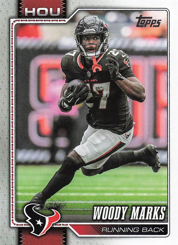 2026 Topps Flagship Football Woody Marks #78