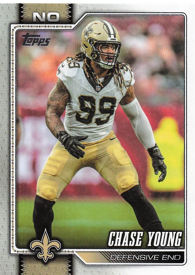 2026 Topps Flagship Football Chase Young #244