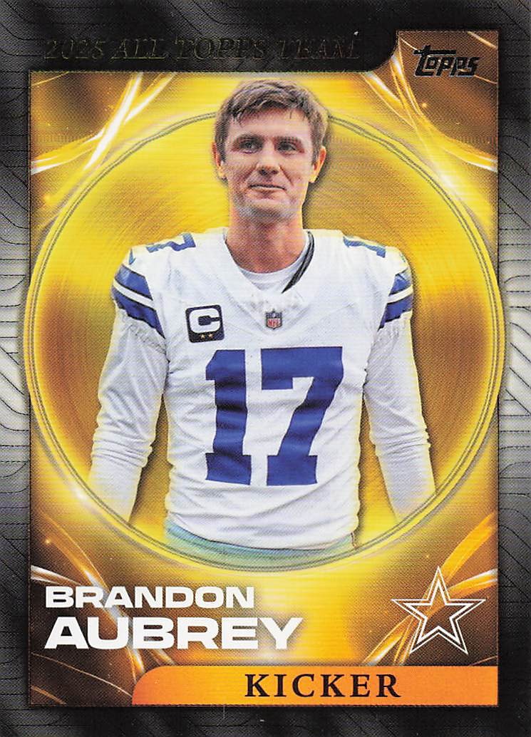 2026 Topps Flagship Football 2025 All Topps Team Brandon Aubrey #25ATT-7