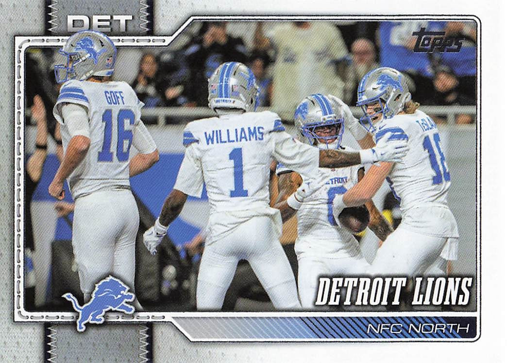 2026 Topps Flagship Football Detroit Lions #273