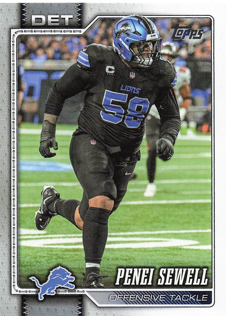 2026 Topps Flagship Football Penei Sewell #222