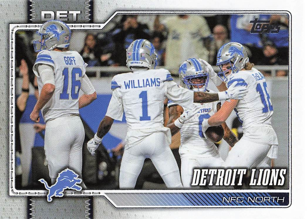2026 Topps Flagship Football Detroit Lions #273