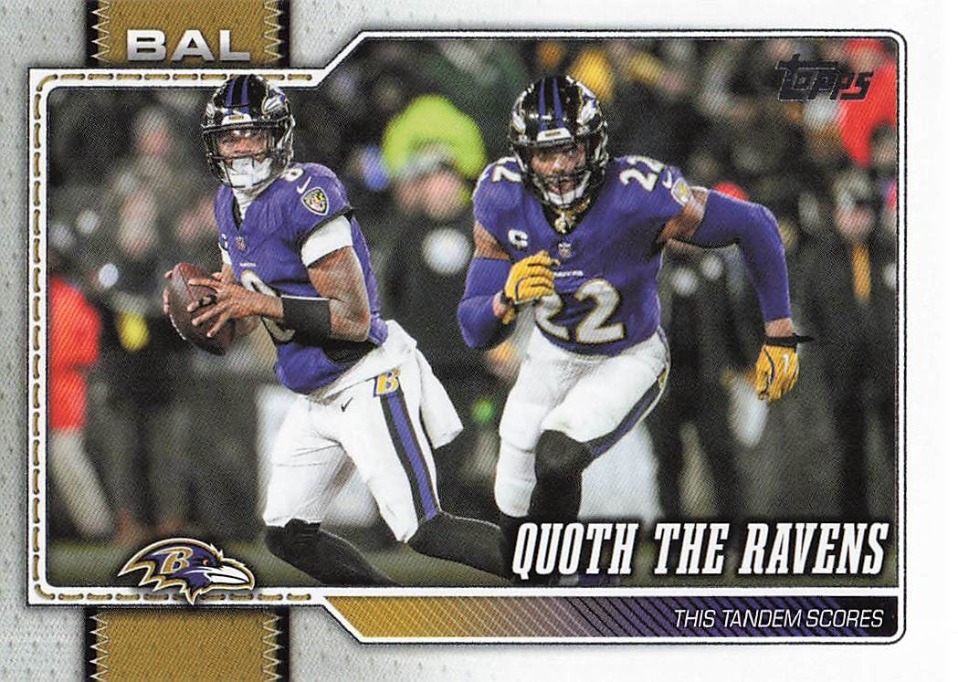 2026 Topps Flagship Football Quoth The Ravens #300