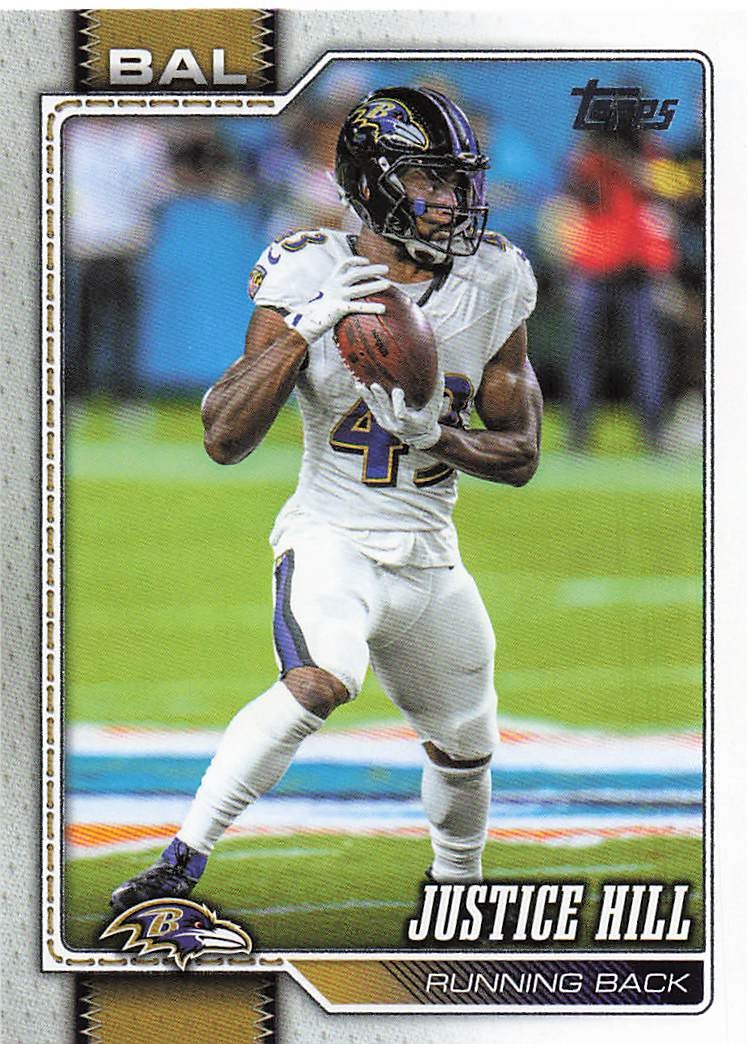 2026 Topps Flagship Football Justice Hill #18
