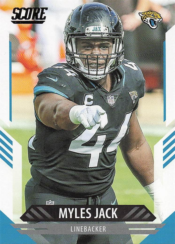 2021 Score Football Myles Jack #180