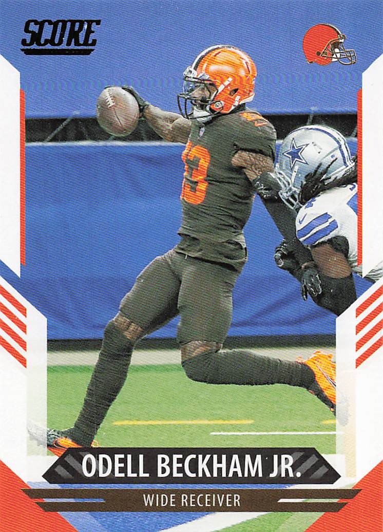 2021 Score Football Odell Beckham Jr. #107