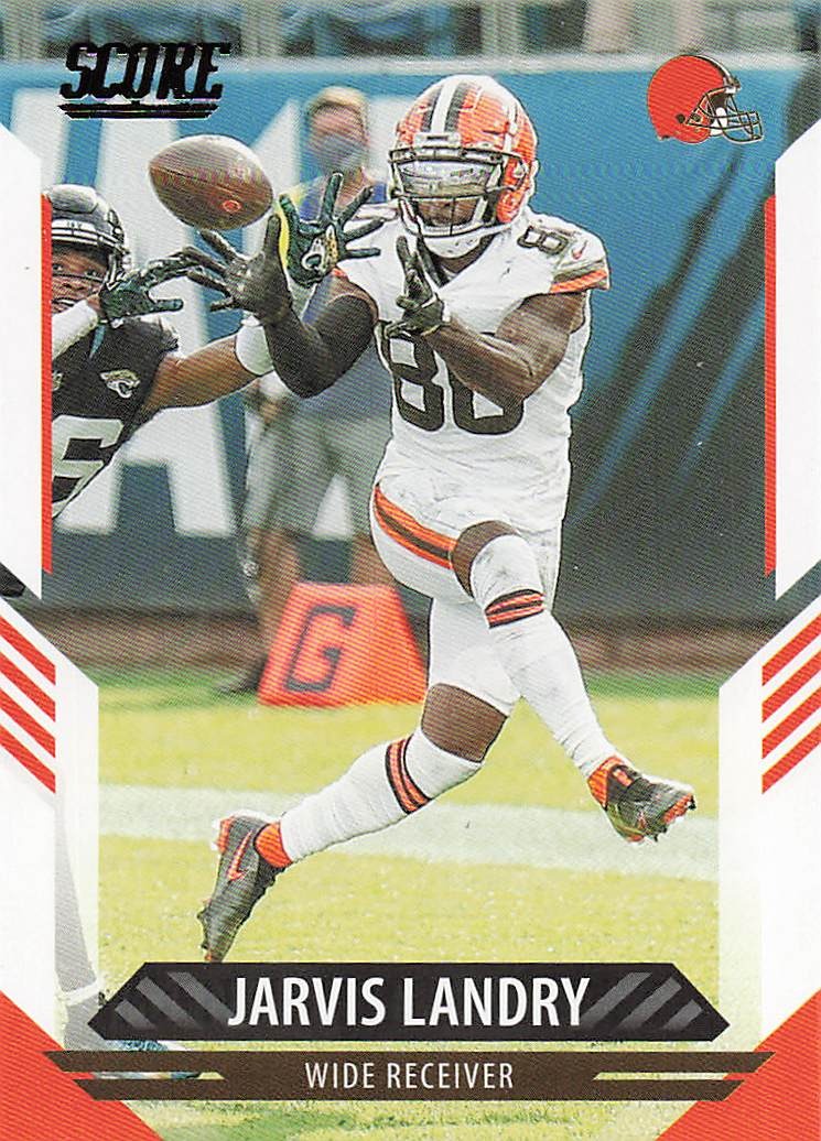 2021 Score Football Gold Jarvis Landry #106