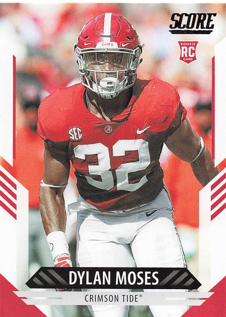 2021 Score Football Dylan Moses #352 RC