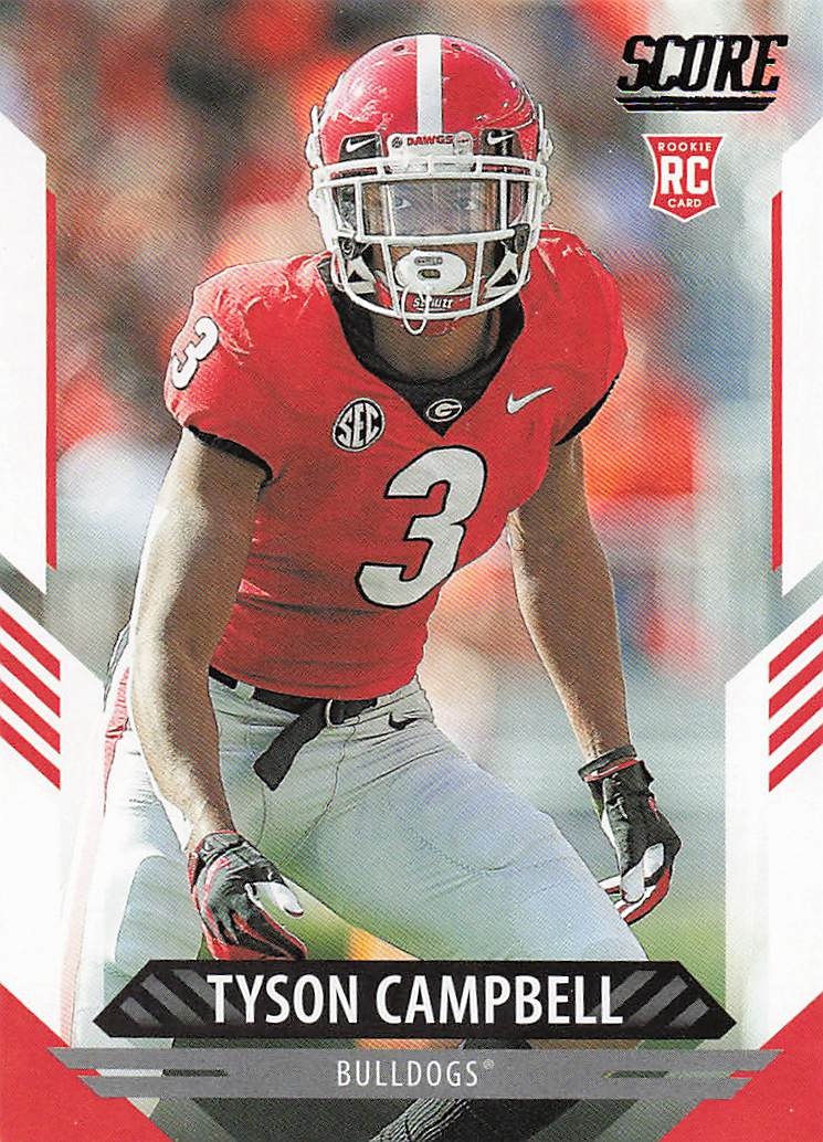 2021 Score Football Tyson Campbell #394 RC