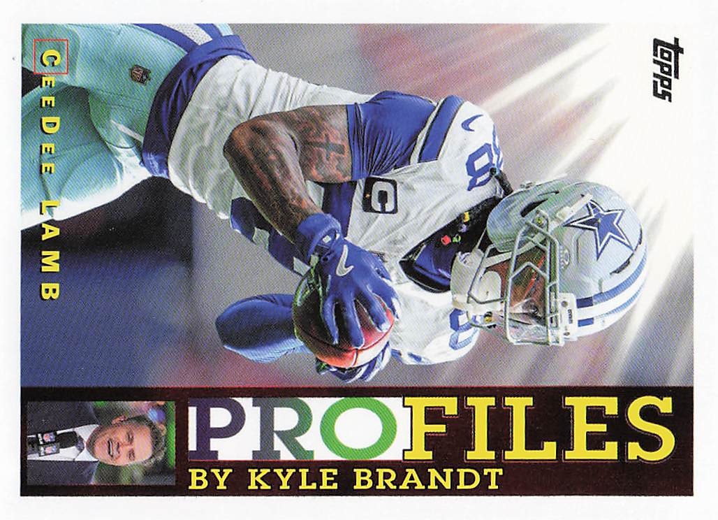 2026 Topps Flagship Football Topps Profiles CeeDee Lamb #TP-7
